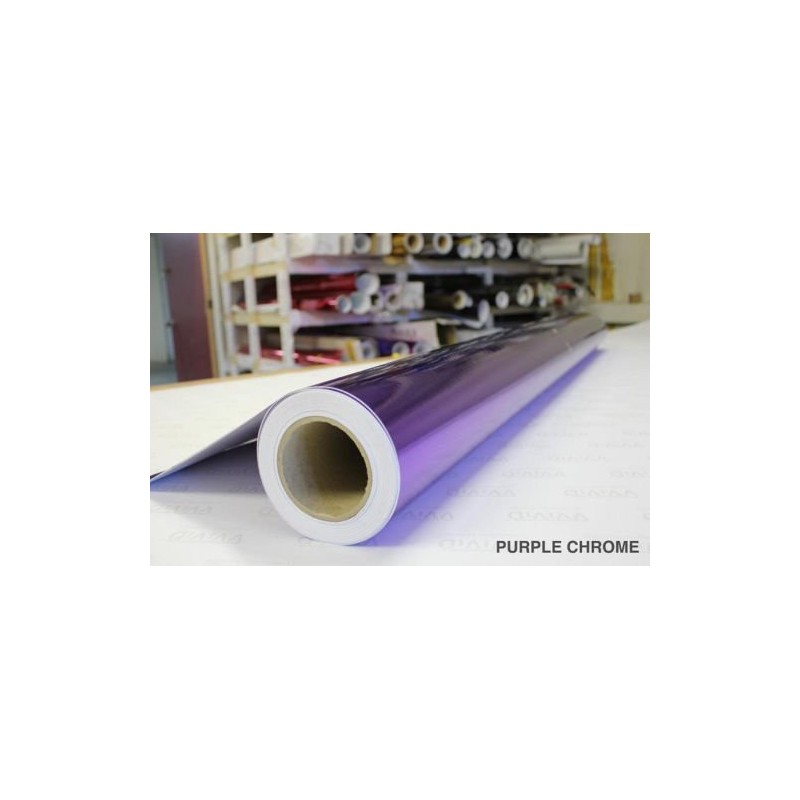 VViViD® Purple Chrome Wrap Vinyl with Air-Free Channels and Ready