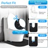 4 Pack Upgrade Toilet Mats for Bathroom U Shaped