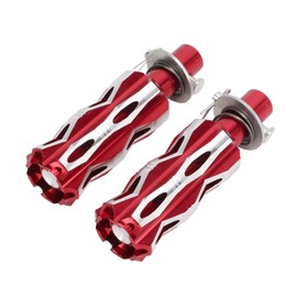CNC Motorcycle Rear Foot Pegs Pedal Aluminum Alloy Rearset Footrests for MotorcycleRed