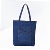 SHOWERORO Fashion Handbag Women Shoulder Bag Large Capacity Casual Denim