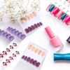 66 Pcs Artificial Nail Storage Box and Nail Art Display