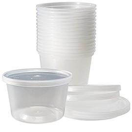 Delitainer 16 oz. Deli Food Containers w/ Lids - Pack of 36 By: Newspring