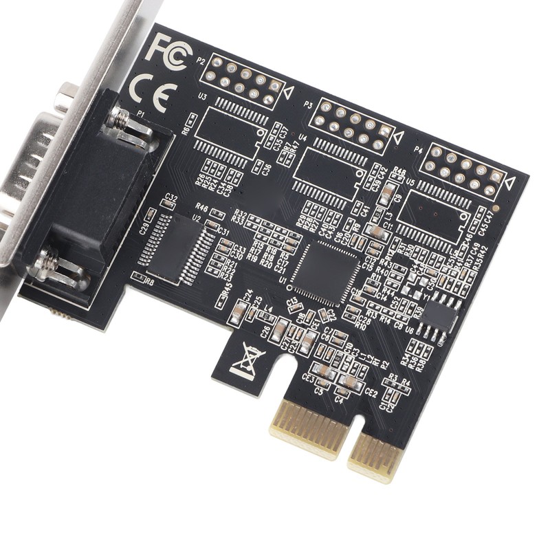 PCI E to RS232 Serial Adapter Card High Speed Transmission