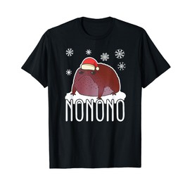Cute Black Desert common Rain Frog with Christmas Hat T-Shirt