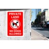 Safety First Display LTD Private lane no dogs allowed -