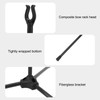 Archery Bow Stand Rack Height Adjustable Flexible Detachable Fiber Glass