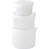 Nagao Storage Container, Round, Polypropylene, Deep Type, 16.2 fl oz