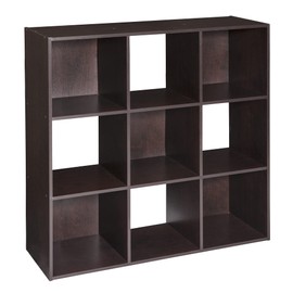ClosetMaid 4187 Cubeicals Organizer, 9-Cube, Chocolate