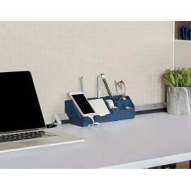 Bostitch Office Konnect™ 5-Piece Desktop Organizer Kit, Blue (KT-CKIT1-BLUE