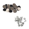 WedDecor Metal Jean Buttons Replacement with Screw Back Pin Hammer