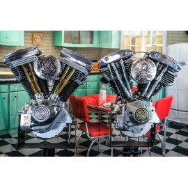 The Dirty Gringo Downward Spiral Brass Shovelhead Evo Points Timing Timer Cover Harley Davidson