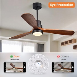 LED Ceiling Fan Light, 4.92 Inch Retrofit Light Kit Replacement 3 Color Dimmable, 18W Flush Mount Round LED Module PC Board for Most Dimmers (230 V)