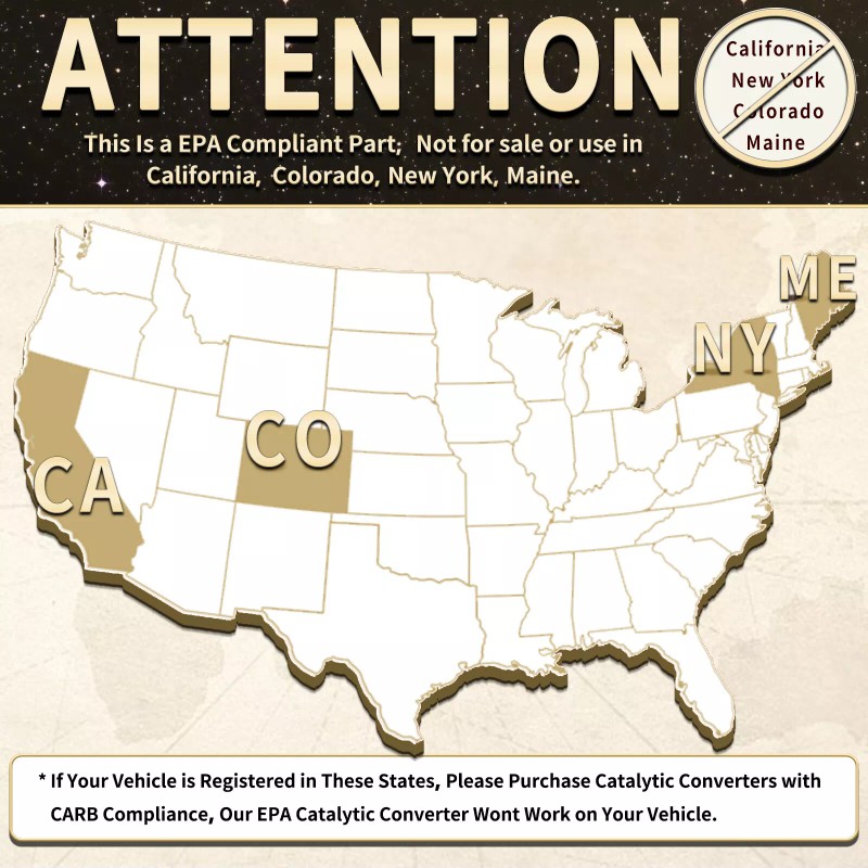 Sarotin Catalytic Converter for RAM 1500 2009-2016 5.7L Direct Fit