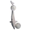 Nautical Tropical Dolphin Door Knocker Cast Iron with Distressed White