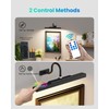 Dimmable Cordless Picture Light with Controller and Timer, Rechargeable 5000mAh