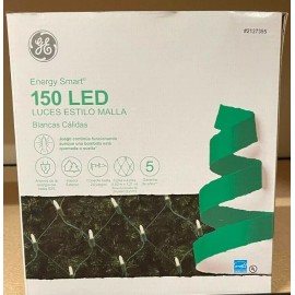 GE Energy Smart ConstantON 150 LED Net-Style Lights Warm White 6ft x 4ft