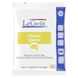 LeGout Cheese Instant Sauce Mix Made with Real Cheese, No added MSG, 0g Trans Fat, 13.7 oz (Pack of 8)