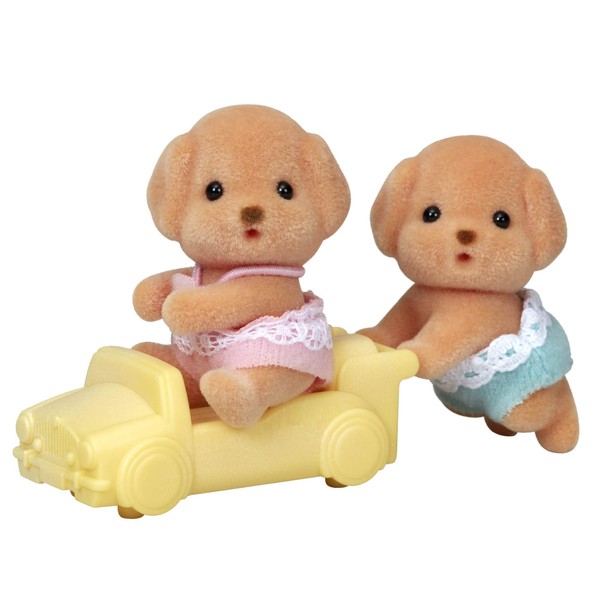 Sylvanian Families Toy Poodle Twin-chan A-115