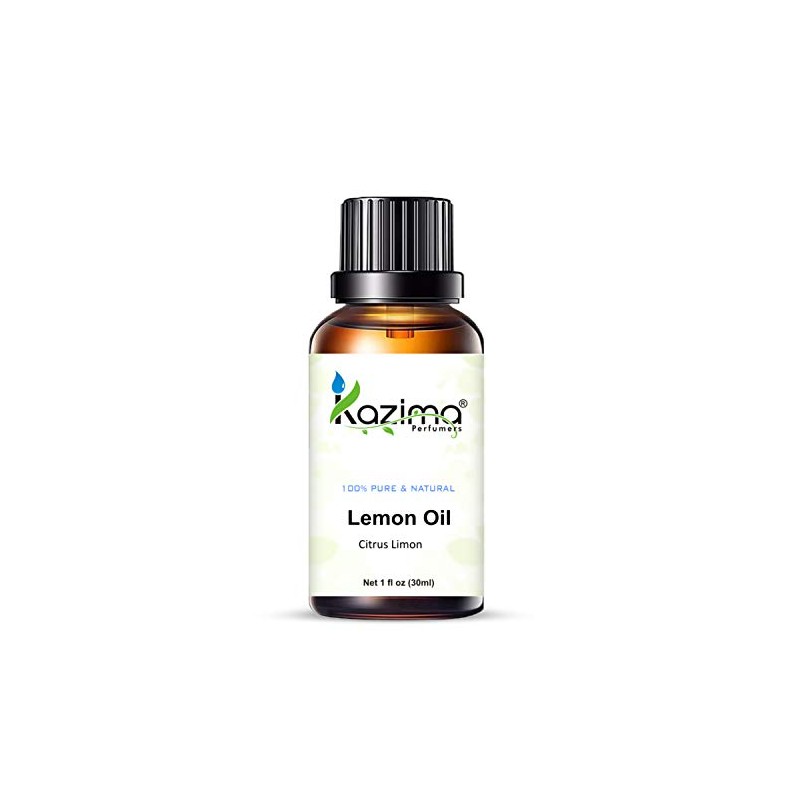 KAZIMA Lemon Essential Oil 30 Ml 100% Pure Natural Steam