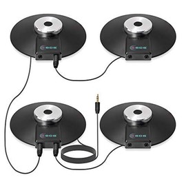 WordForum 3.5mm 360Â° Stereo Conference Microphone - Omnidirectional Digital Recording for Meetings, Teleconferencing, Video Conferencing - Daisy Chain Option ((4) WordForum 3.5 mm)