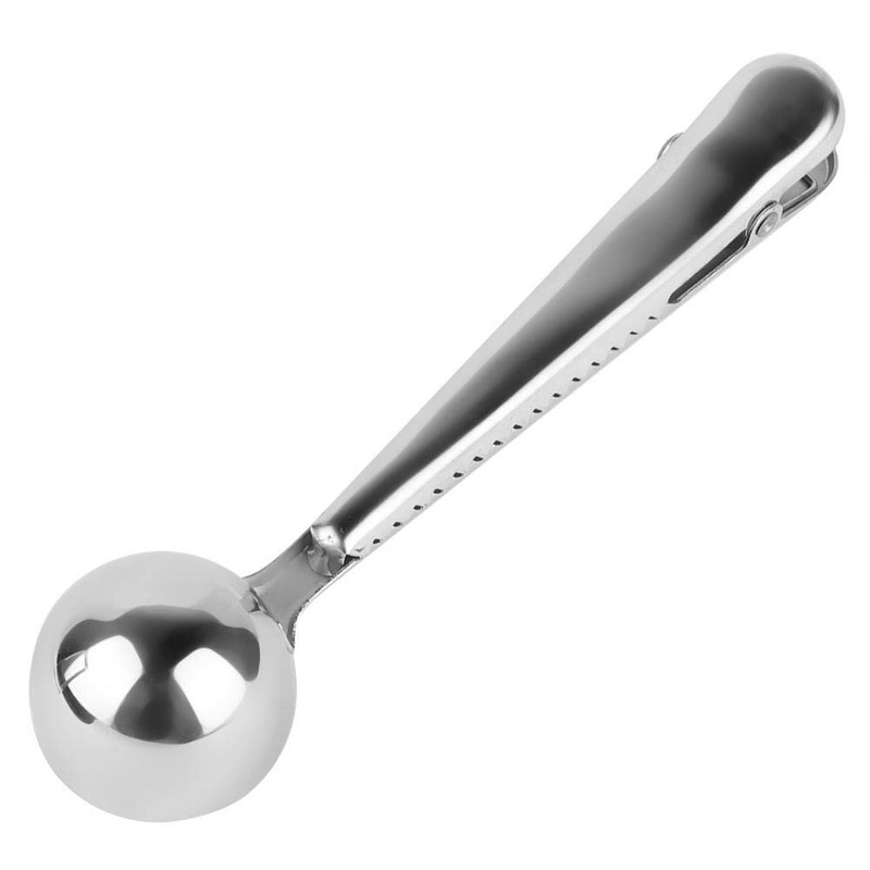 Jeffergarden Measuring Spoon Cuchara 2 en 1 de acero inoxidable