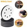 Mriuuod Orbital Sander Foam Pad, 5 inch 8 Holes Hook