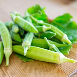 Okra Garden Seeds - Blondy - 10 g ~175 Seeds - Non-GMO Vegetable Gardening Seeds - Open Pollinated - Abelmoschus esculentus