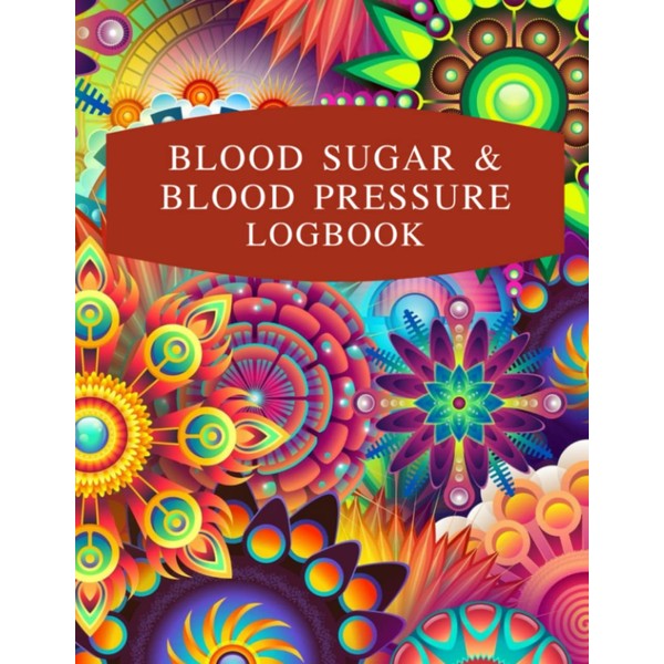 Blood pressure sugar diabetes logbook journal: smart organizer monitoring notebook