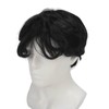 Men Black Short Straight Wig, Cosplay Party Heat Resistant Synthetic