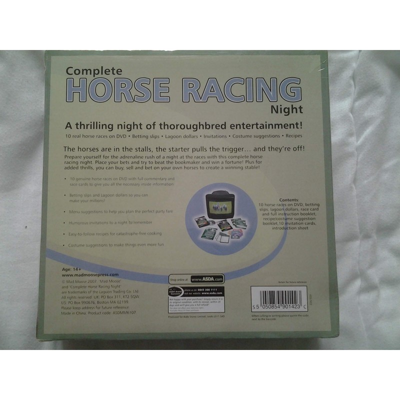 Complete horse racing night