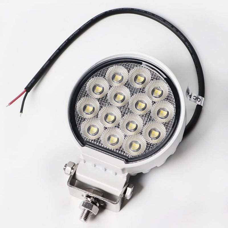 White Led Lights Pods, 112W Waterproof Boat Marine Lights