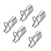 Healvian 15pcs Silver Foil Nail Forms Reusable Nail Art Extension