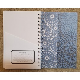 Avery 12 Piece sale Lot 5.5" x 8.5" Black Floral Martha Stewart Journal Avery 15890