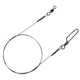 Spro Matt Black Leader 1x7 Titanium Leader Length / Diameter / Load Capacity: 40 cm / 0.44 mm / 18 kg