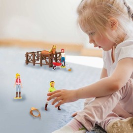 Craze Bibi and Tina Figures Riding Susanne with Saddle & Bridle Bibi and Tina Toy with Accessories Horses Toy Mrs Martin’s farm Children’s Toy Movable Play Figures from 3 Years 36990