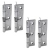 Tighall Spring Hinge Self Closing 4 Inch Length Stainless Steel,