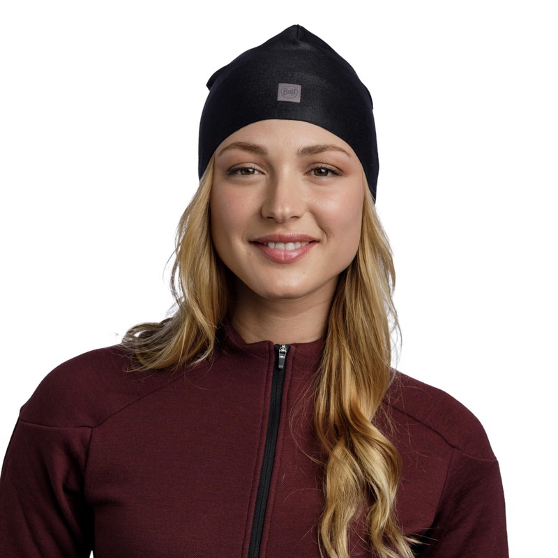 Buff THERMONET UNDERHELMET BEANIE SOLID BLACK