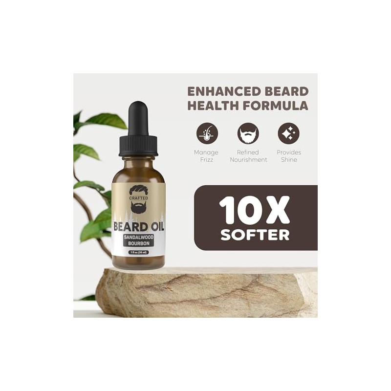 Crafted Beards Aceite Para Barba Acondicionador De Aceite Para Barba
