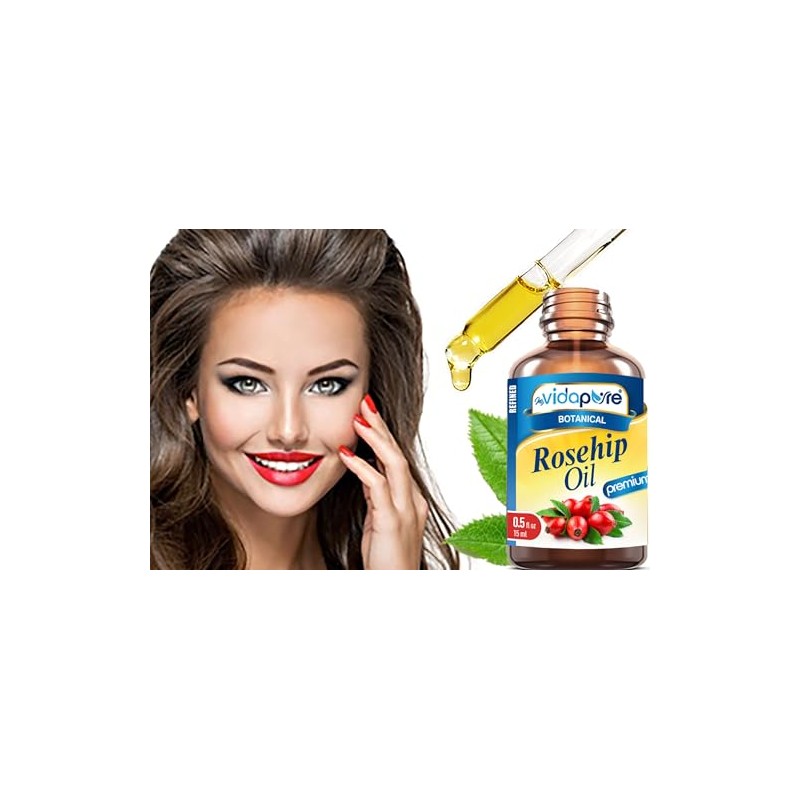 Aceite De Rosa Mosqueta Con Vitaminas A, C Y E