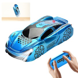 HUAJUN Wall Climbing Car, Toy, Newly Developed, RC Car, Remote Control Car, Toy, Charging Box, Charging Remote Control Storage, 3 in 1 Box, Convenient, Portable, Gravity Induction, 360° Rotation, With
