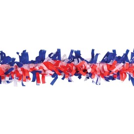 Tissue Festooning (red, white, blue) Party Accessory  (1 count)
