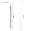 Superbat FM Radio Antenna 7 Sections Telescopic Portable Radio Antenna