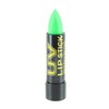 Neon Green UV reactive Lipstick, cosmetically certified formula made in the UK that glows under UV light.