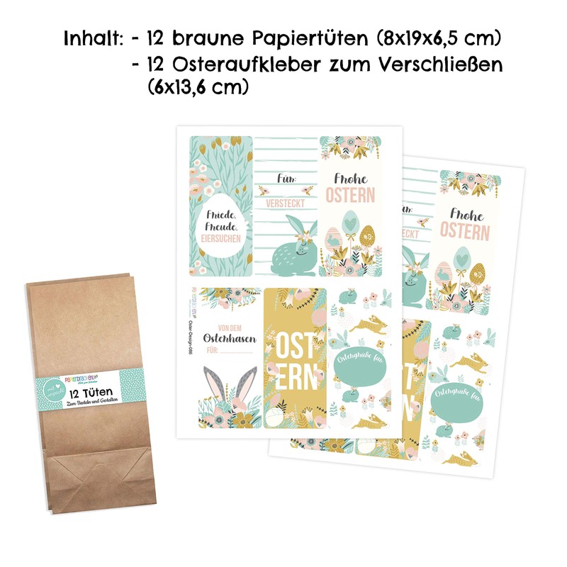 Papierdrachen Easter mini sets - adults