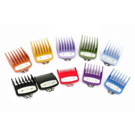 Professional Line Attachment Combs All Sizes with Strong Metal Fitting Cutting Guide Fit - Super Taper, Chromepro, Balding, Magic 5 Star and Other Standard Full Sized Clippers