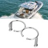 Double Open Ring Cup Holder 316 Stainless Steel Universal for