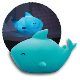 reer Lumilu Sea Life Shark Cute Shark Night Light, Great Christening Gift, Birthday Gift for Boys and Girls, Blue, 52303