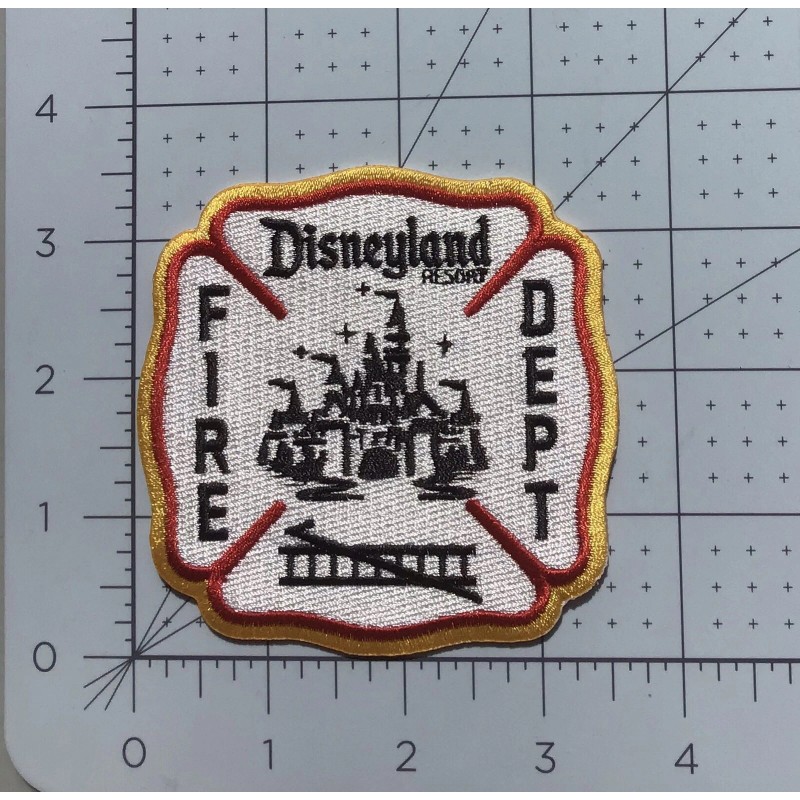 Disneyland Anaheim California Fire Department Firefighter Paramedic Patch 3.5”