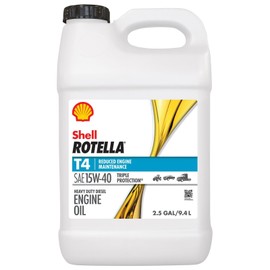 Shell Rotella T4 15W40 Diesel Engine Oil 2.5 Gallon Triple Protection
