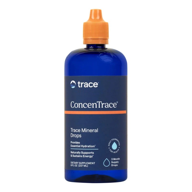 Trace Minerals ConcenTrace Gotas de Minerales 8oz 237 ml Soluble